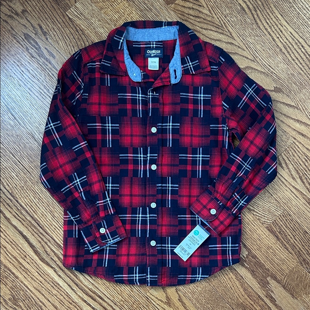 OshKosh B’gosh Plaid Shirt